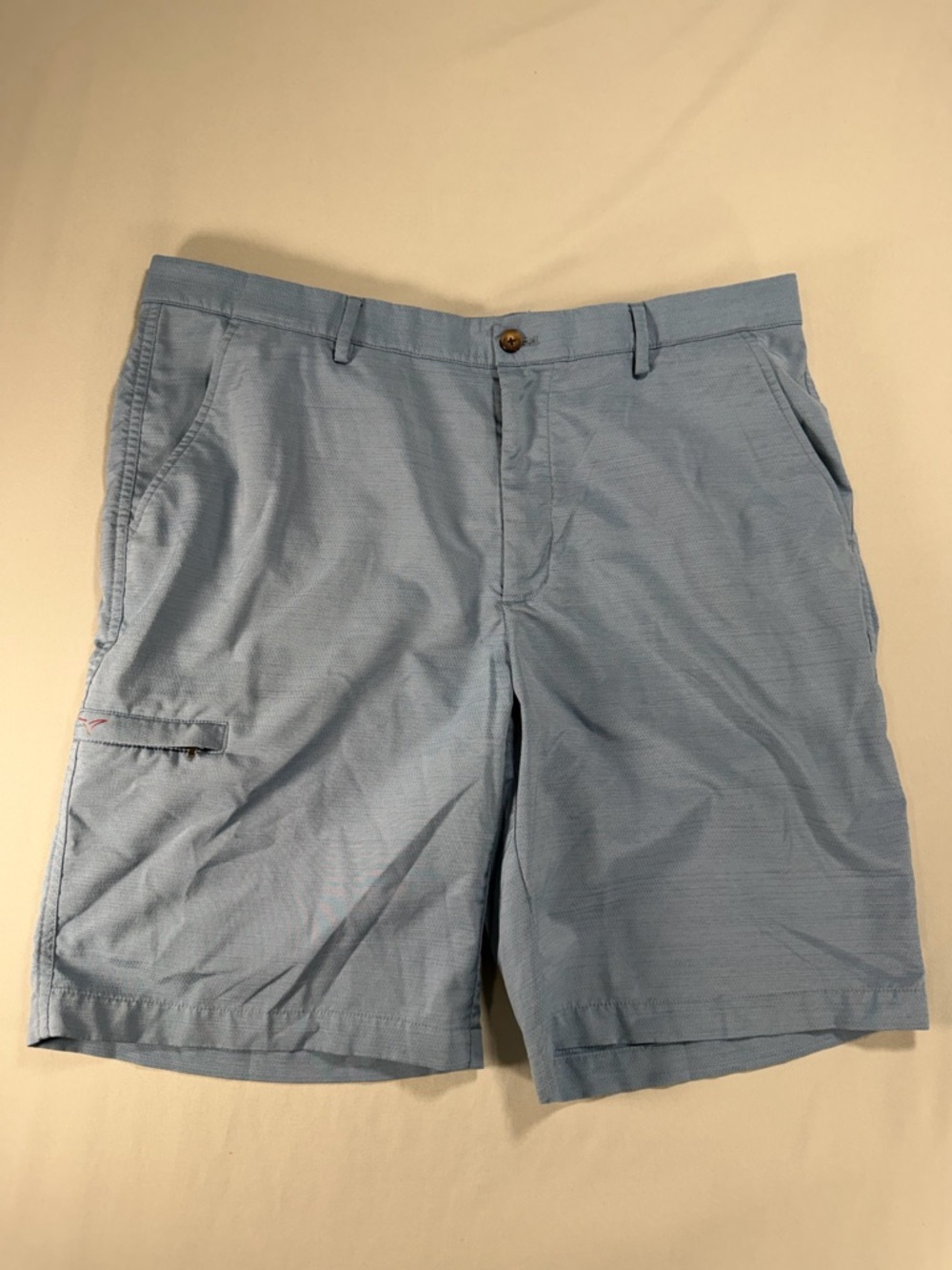 Men’s Greg Norman Blue Golf Shorts Size 36 #874